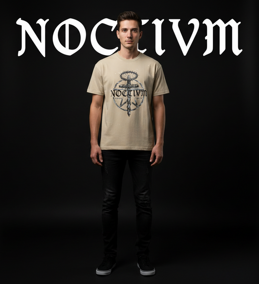 “NOCTIVM Raven Ascension” - bleach splatter T-shirt